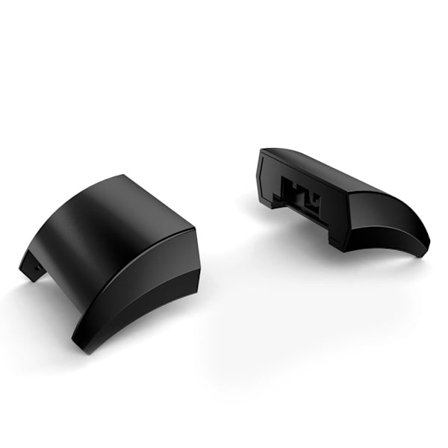 1 par kopplingar till klockarmband i rostfritt stål för Fitbit Charge 2 - Svart