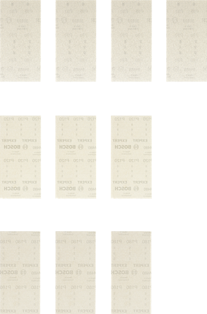 Bosch Expert M480 Slipenettsett 10 deler 93 x 186 mm, Maskintilbehør & forbruk