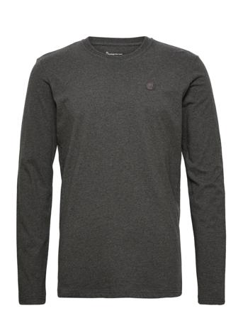 Badge Long Sleeve - Gots/Vegan Grey Knowledge Cotton Apparel