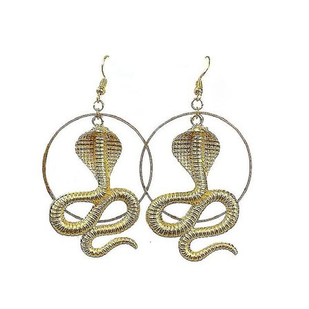 Slangehængende Øreringe Slangehængende Øreringe Goth Punk Vintage Øreringe Kvast