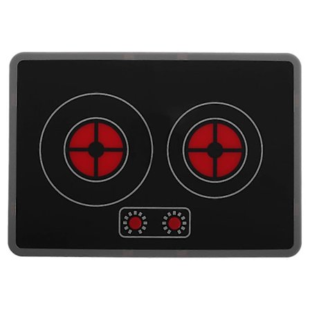 Realistisk induktionskogeplade med lyseffekter Køkkenlegetøj Børn Lader som om Legetøj Tegneserie køkkeninduktionskogeplade Model Legetøj til småbørn 