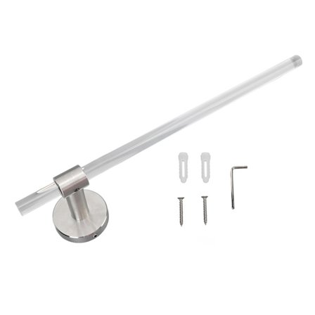 Akryl Väggmonterad Badrum Handduksställ Hållare Lätt Lyx Transparent 550137300 Typ 2