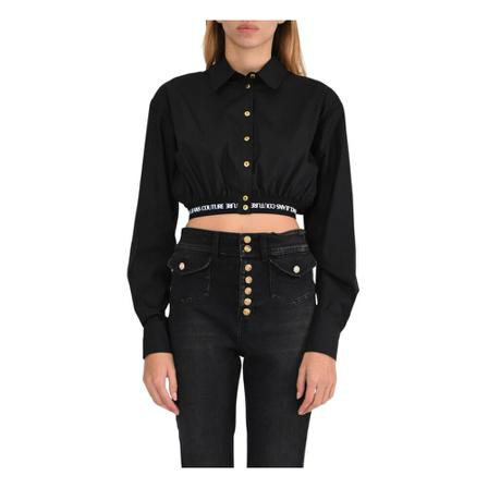 Versace Jeans Couture, Blouses Zwart, Dames, Maat:M