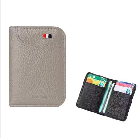 Slim Minimalist Card Holder for Bank Cards and ID Cards