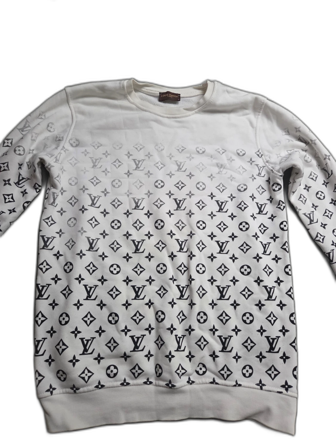 Vit Louis Vuitton sweatshirt S