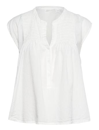 Felicia Bluse Ermeløs Hvit Rabens Sal R