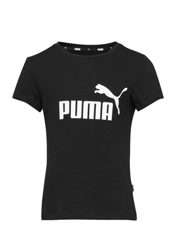 PUMA Ess Logo Tee G - Black - 116