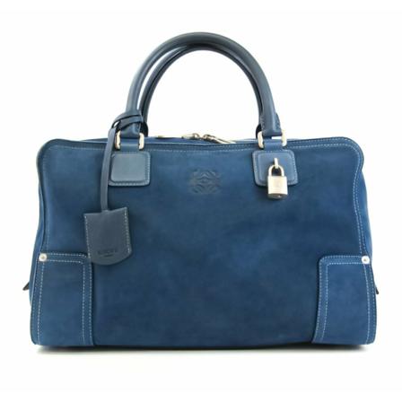 Loewe Pre-owned, Handbag Blauw, Dames, Maat:ONE Size