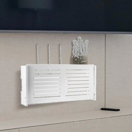 Väggmonterad förvaringslåda för wifi-router för sortering av datakablar