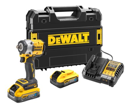 Dewalt DCF921H2T-QW Iskevä akkumutterinväännin akkujen ja laturin kanssa, Koneet