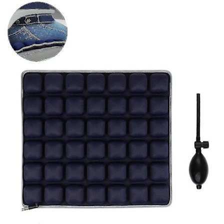 Bran Uppblåsbar Sittdyna Luft Sittdyna Bärbar Bilsits Kontorsstol Rullstol Kudde Anti-liggsår Ortopedisk Smärtlindring Kudde Campingstol