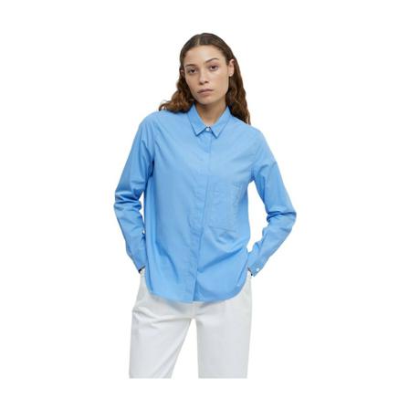Closed Shirt , Blauw , Dames , Maat: L