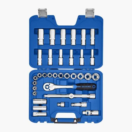 Hylsnyckelsats 1/2” TUM 35 delar - Biltema