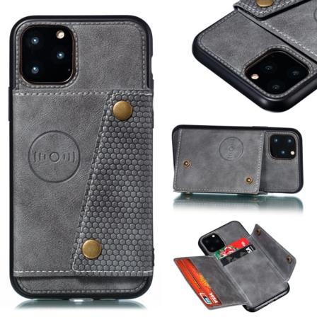 TG iPhone 11 Pro - Praktisk RETRO-etui med kortlomme Grønn