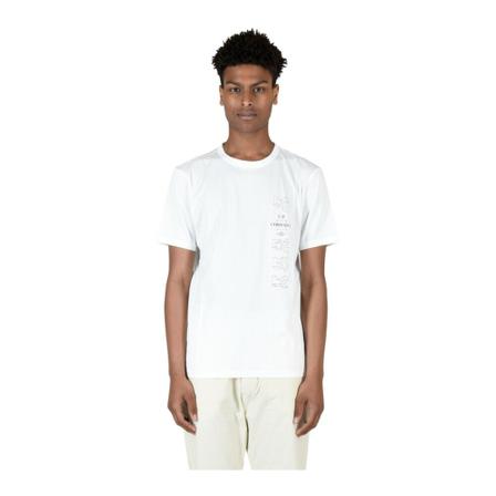 C.p. Company, T-Shirts Wit, Heren, Maat:L