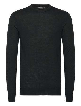 M Merino Blend C-Neck Sweater Tops Knitwear Round Necks Black J. Lindeberg