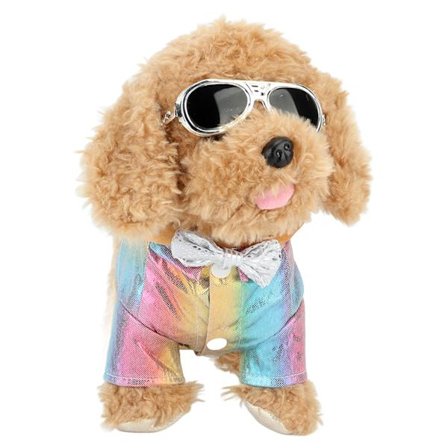 Elektronisk hund interaktiv Sød syngende gående hale-viftende legetøjs-hund til fødselsdag