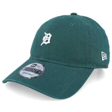 New Era - MLB Grønn unconstructed Caps - Detroit Tigers Mini Logo 9TWENTY Dark Green Dad Cap @ Hatstore