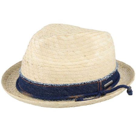 Stetson - Beige straw Hatt - Player Palm Beige Straw Hat @ Hatstore