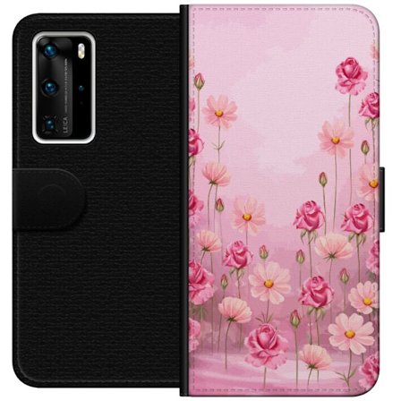 Yhteensopiva Lompakkokotelo Huawei P40 Pro Petal Reverie Soft Blush