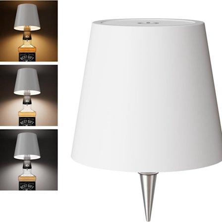 3 Farger Trådløs Vinflaskelampe, Portabel LED Vinflaskelampe med Propp, Egnet for Alle Vinflasker Bar Restaurant_qcx