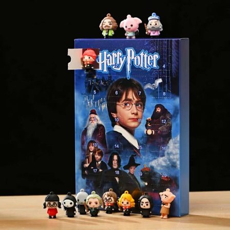 Harry Potter 24 håls leksak hängen nyckelring adventskalender överraskningsbox, SD