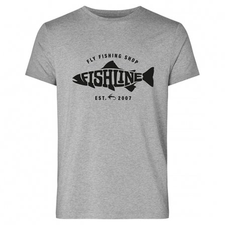 Fishline Fish Logo Men ́s 100% Cotton Grey t-shirt S