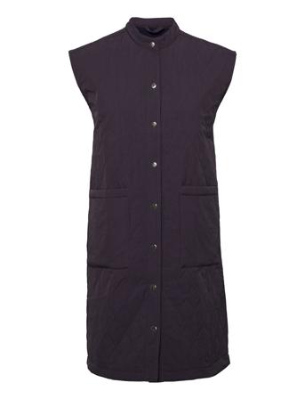 Aia Quilted Waistcoat Black Noella