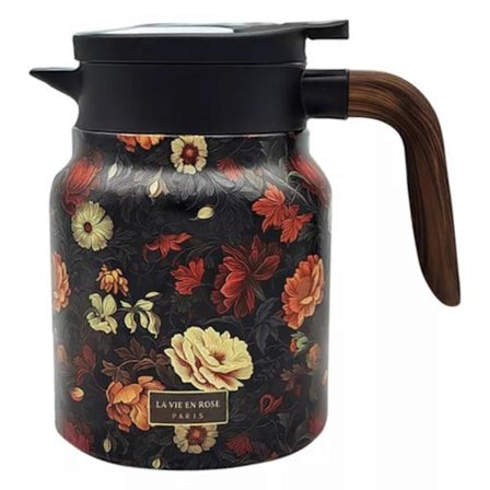 Isoleret tekande med indbygget si, bærbar rejse-termokande til hjemmet og rejser