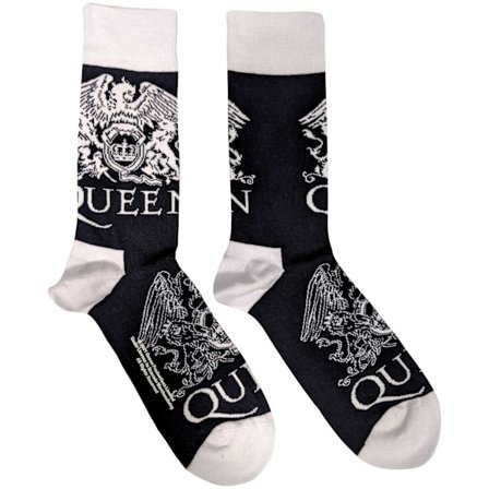 Queen Unisex Vuxen Crest Strumpor 7 UK-11 UK Marinblå/Vit