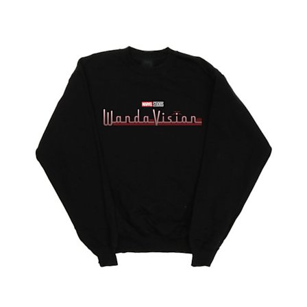 Marvel Dam/Kvinnor WandaVision Logo Sweatshirt XXL Svart