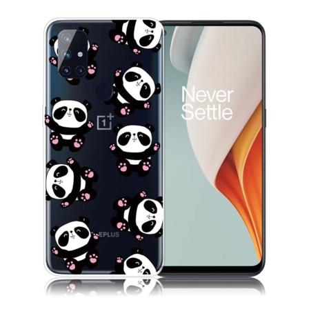 Deco OnePlus Nord N100 etui - sød panda White