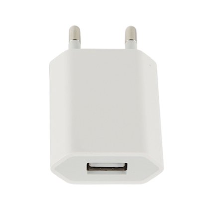 Pakke med 2, USB Hurtigopladere, USB Stikadapter, (5V1A), hvid