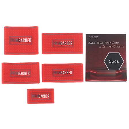 5 st/ set Halkfri Barber Clipper Grip Bands Hårklippare Cover