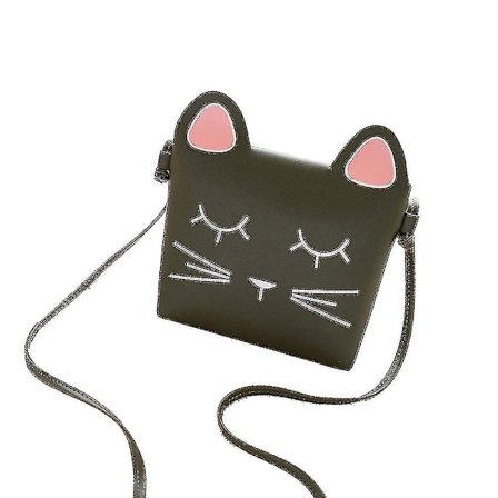 Sød Kat Skuldertaske Lille Pige Punge Møntpung