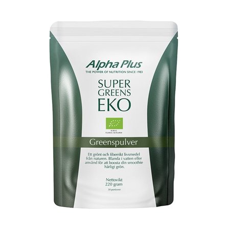Alpha Plus Super Greens EKO 220 g