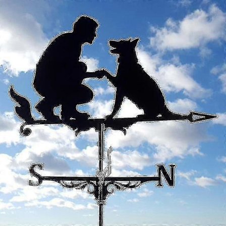 Jwl - Vindflöjel i rostfritt stål, metall