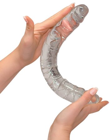 Crystal Duo Double-Dong-You2Toys - Vuxen.se - Mjuk dildo