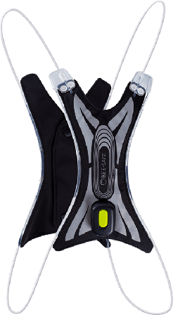 Bee Safe Led Vest USB Spider other lamps Green OneSize