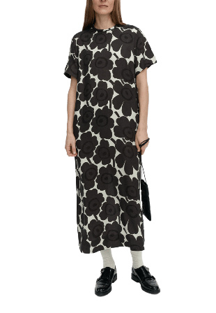 Marimekko Kuvaelma Unikko Dress Klänningar Dam Grå 34