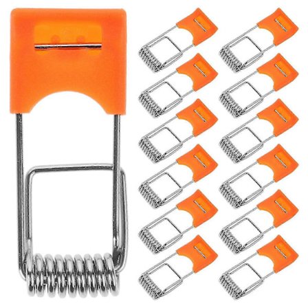 100 stk. Panel Lys Fjederclips Downlight Fastholdelsesklemme Lys Sikring Clips Forsænket Lys Fastholdelsesclips