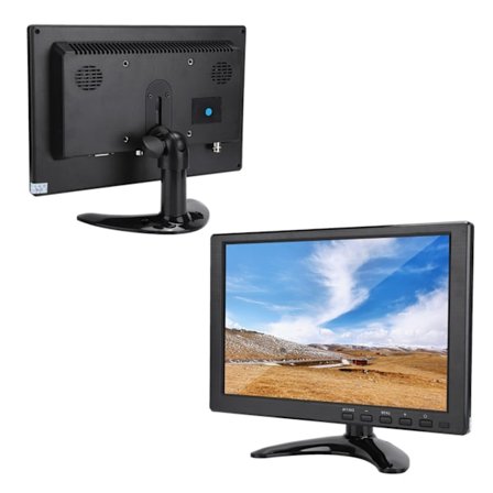 Universell 10.1in 1280x800 16:10 HD LCD-skärm Stöd HDMI / VGA / AV-ingång