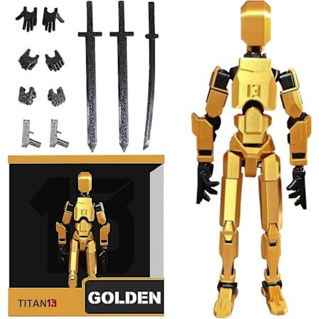 T13 Action Figur, Titan 13 3D-printet Action Figur, Lucky 13 Action Figur, Nova 13 Action Figur Dummy 13 Action Figur{f2}