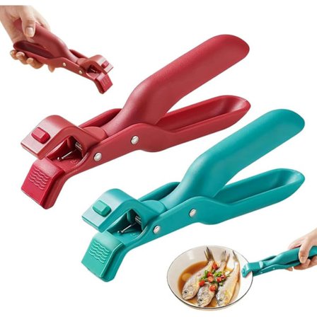 2025 Ny Uppgraderad Grytklämma Lyftare Tänger, Multifunktionell Anti-Skållningsskålklämma, Silikon Halkfri Varmrättstallrikshållare, Mikrovågsugn 