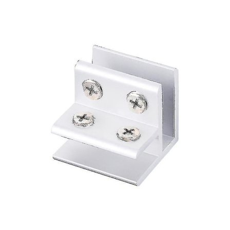 2-pakning 90 Klemmer Glass til Glass Festes Dusjbord