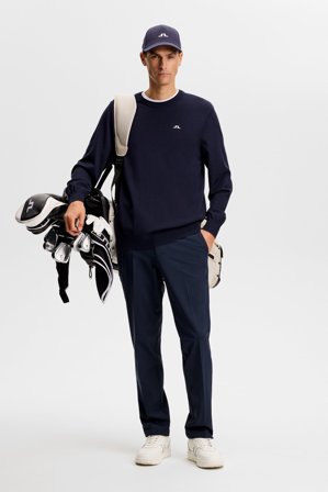 J.Lindeberg - Henry Knitted Sweater - Golf - Blue - Men - L