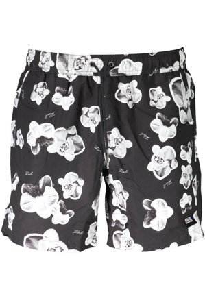 Karl Lagerfeld Beachwear Costume Parte Sotto Uomo Nero