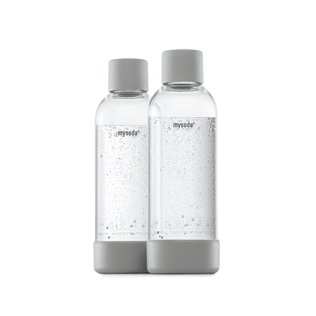 mysoda Flaske Gray 1L 2stk