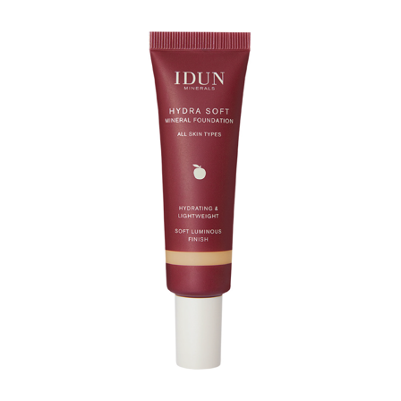 IDUN Minerals Hydra Soft Mineral Foundation, Svea, Medium, 30 ml
