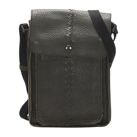 Bottega Veneta Vintage, Pre-owned Leather Crossbody Bag Bruin, Dames, Maat:ONE Size